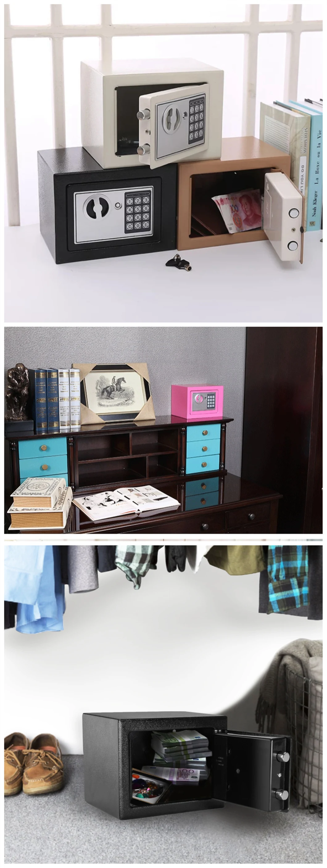 Bank Chinese Home Furniture Hotel Office Modern Safe Deposit Box