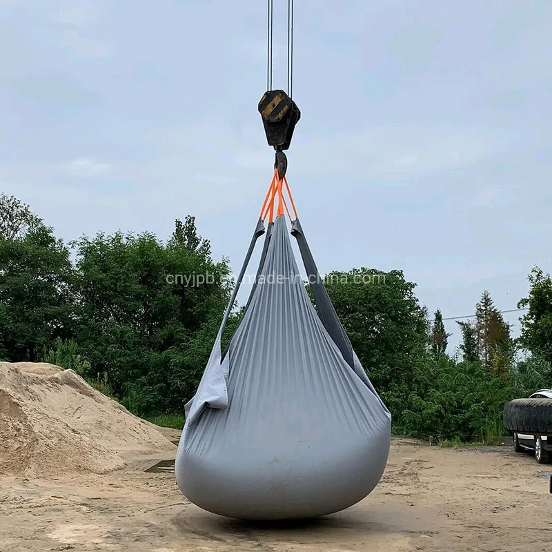 Telo in PVC resistente, cinghie di sollevamento rivestite in vinile, telone da neve