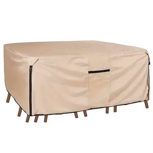 Copertura per mobili da esterno e da giardino, resistente e impermeabile, per set di tavolo e sedie