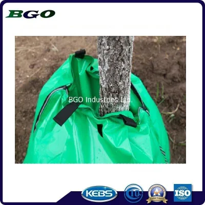 Sacchetti per irrigazione per alberi resistenti ai raggi UV realizzati in PVC 500d